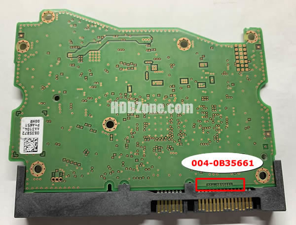 004-0B35661 WD Harddisk Printplade