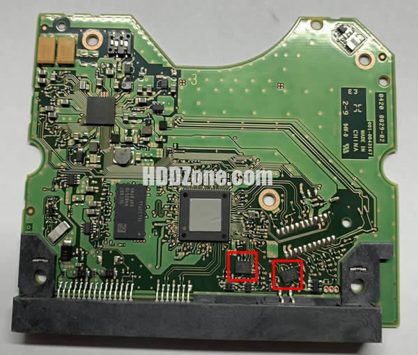 004-0B43167 WD Harddisk Printplade