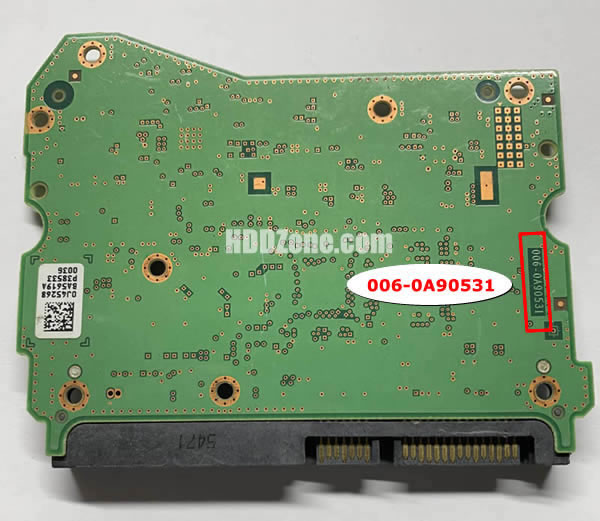 006-0A90531 WD Harddisk Printplade