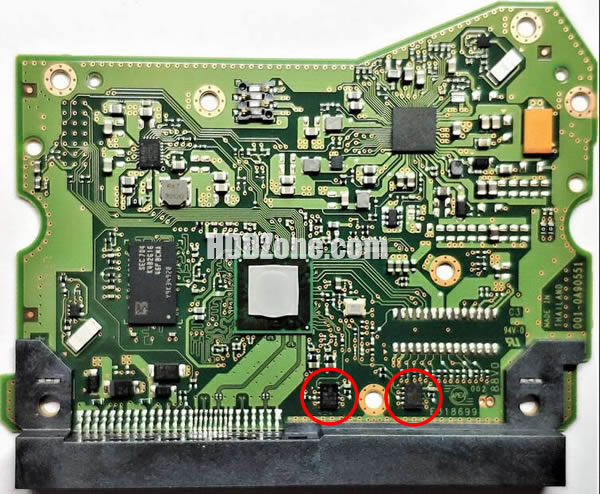 006-0A90551 WD Harddisk Printplade