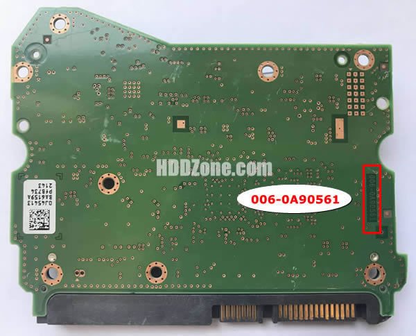006-0A90561 WD Harddisk Printplade