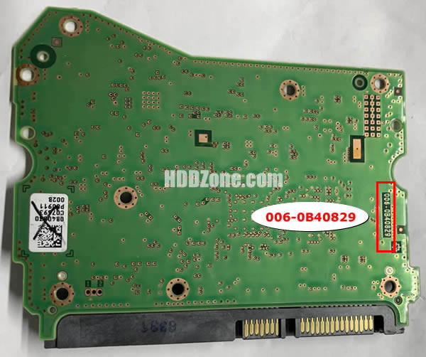 006-0B40829 WD Harddisk Printplade