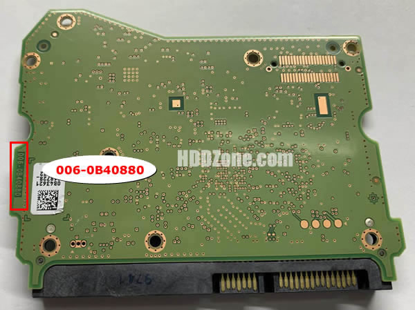 006-0B40880 WD Harddisk Printplade