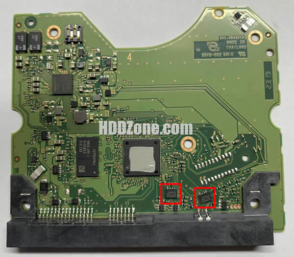 006-0B43214 WD Harddisk Printplade