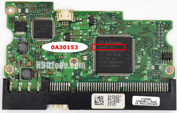 0A30153 Hitachi Harddisk Printplade