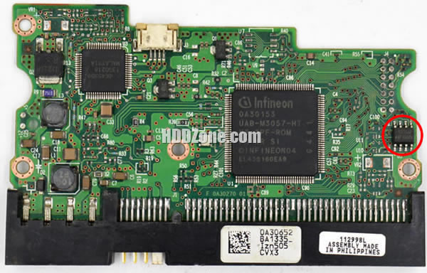 0A30153 Hitachi Harddisk Printplade