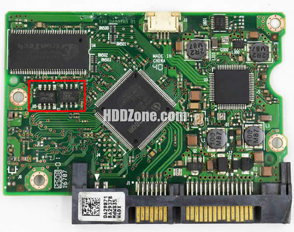 0A56992 Hitachi Harddisk Printplade