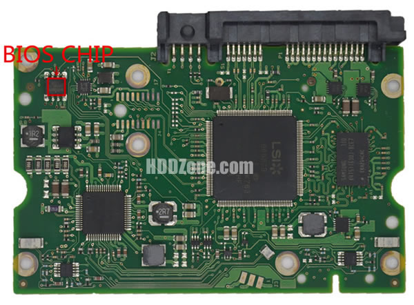 100708241 Seagate Harddisk Printplade
