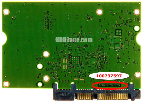 100737597 Seagate Harddisk Printplade