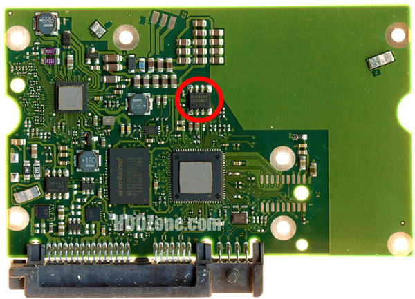 100737597 Seagate Harddisk Printplade