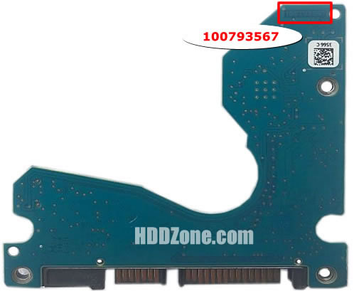 100793567 Seagate Harddisk Printplade