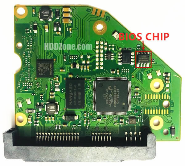 100808009 Seagate Harddisk Printplade