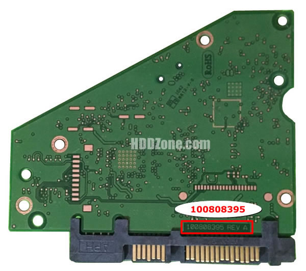 100808395 Seagate Harddisk Printplade