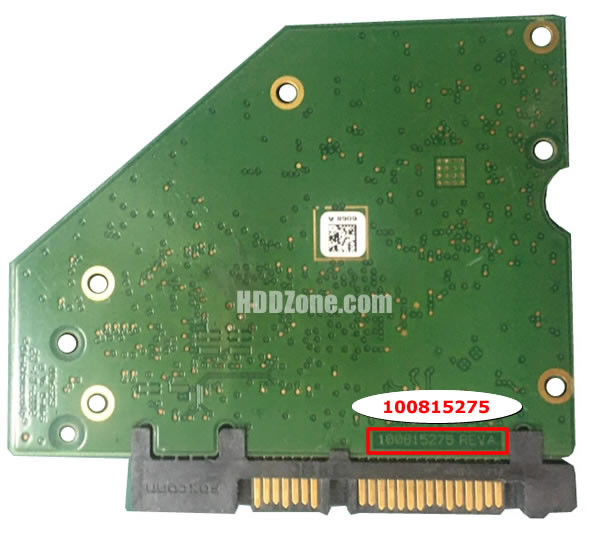 100815275 Seagate Harddisk Printplade