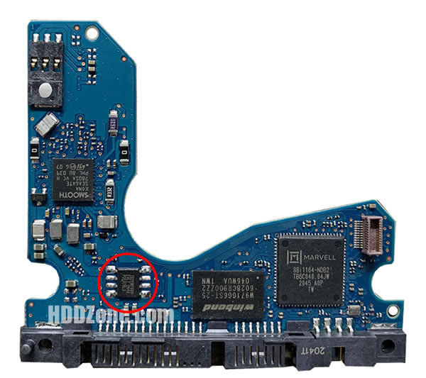 100815565 Seagate Harddisk Printplade