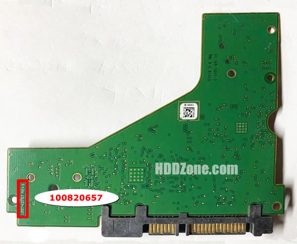 100820657 Seagate Harddisk Printplade