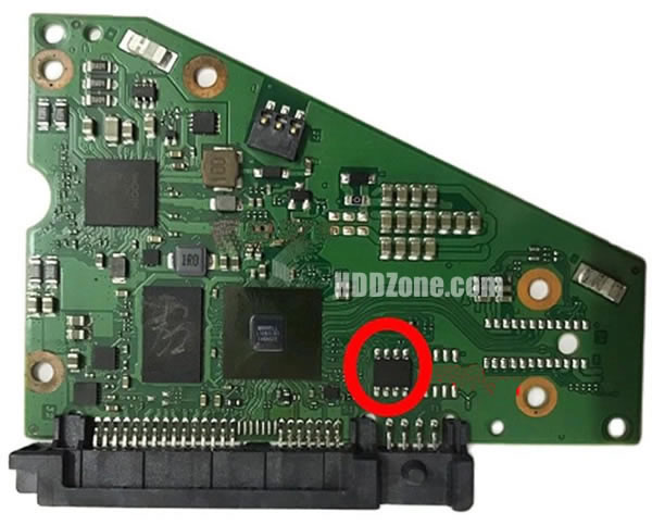 100827800 Seagate Harddisk Printplade