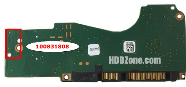 100831808 Seagate Harddisk Printplade