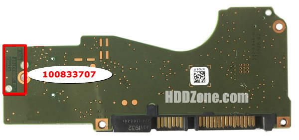 100833707 Seagate Harddisk Printplade