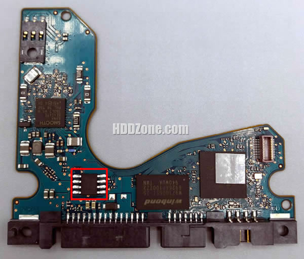 100835923 Seagate Harddisk Printplade