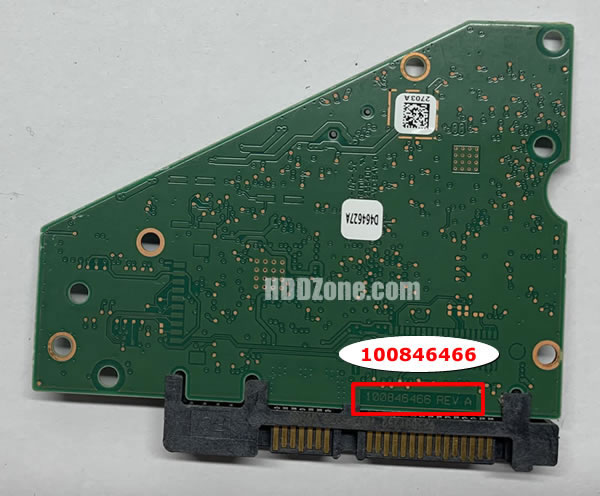 100846466 Seagate Harddisk Printplade