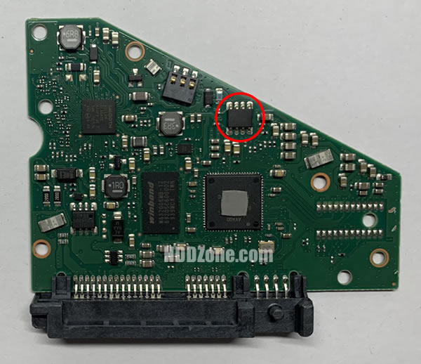 100846466 Seagate Harddisk Printplade