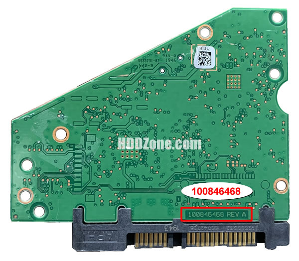 100846468 Seagate Harddisk Printplade