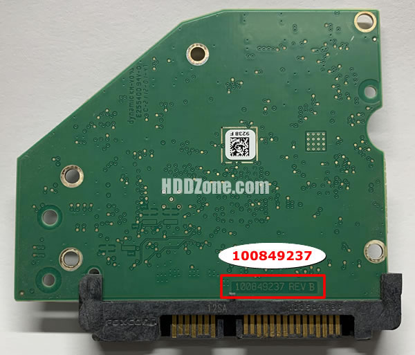 100849237 Seagate Harddisk Printplade