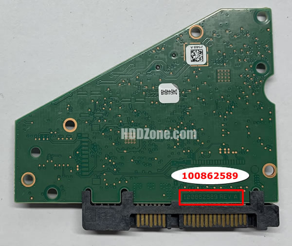 100862589 Seagate Harddisk Printplade
