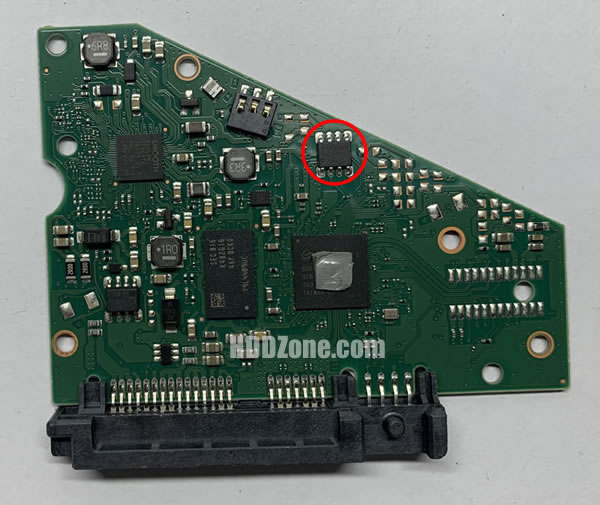 100862589 Seagate Harddisk Printplade