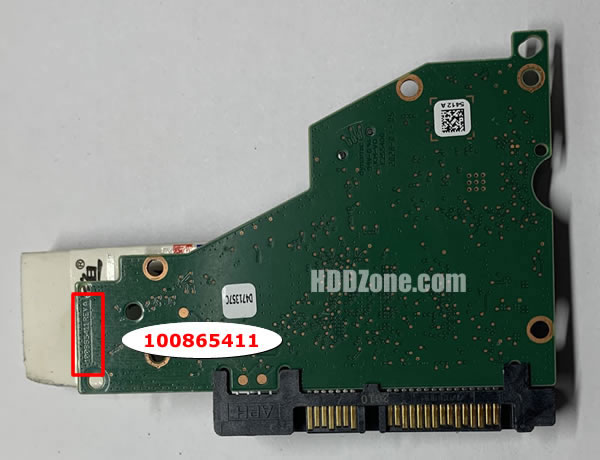 100865411 Seagate Harddisk Printplade