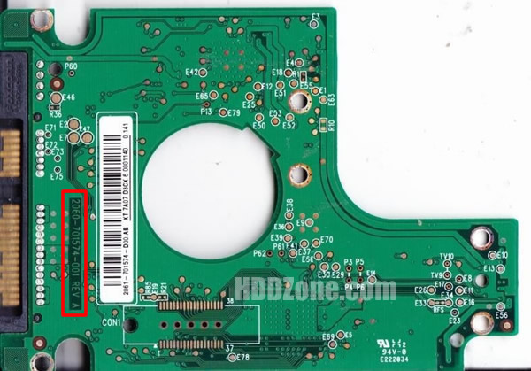 2060-701574-001 WD Harddisk Printplade