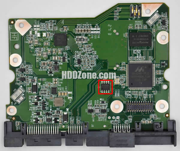 2060-771822-002 WD Harddisk Printplade