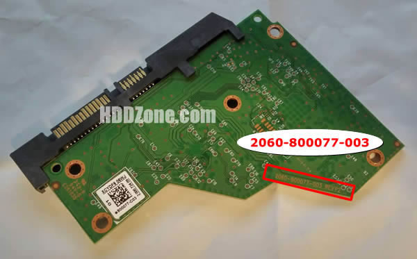 2060-800077-003 WD Harddisk Printplade