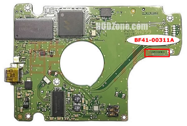BF41-00311A Samsung Harddisk Printplade