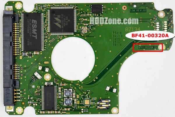 BF41-00320A Samsung Harddisk Printplade