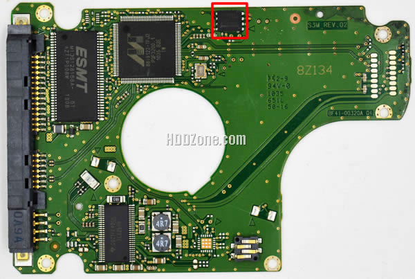 BF41-00320A Samsung Harddisk Printplade