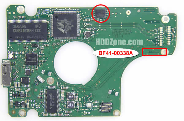BF41-00338A Samsung Harddisk Printplade