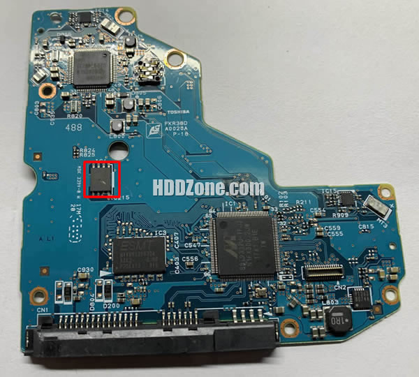 G0020A Toshiba Harddisk Printplade