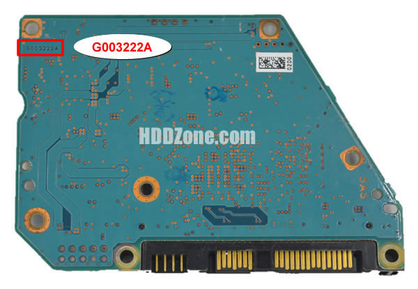 G003222A Toshiba Harddisk Printplade