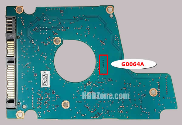 G0064A Toshiba Harddisk Printplade