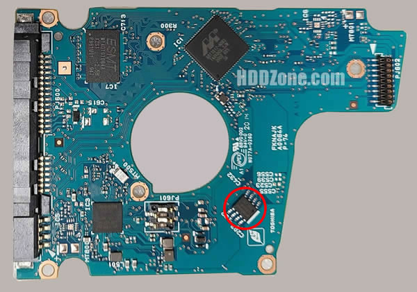 G0064A Toshiba Harddisk Printplade
