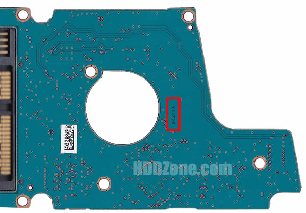 G4311A Toshiba Harddisk Printplade