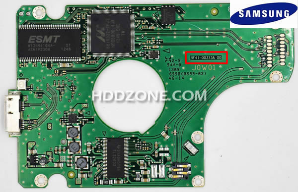 Udskiftning af Printplade på Harddisk Samsung